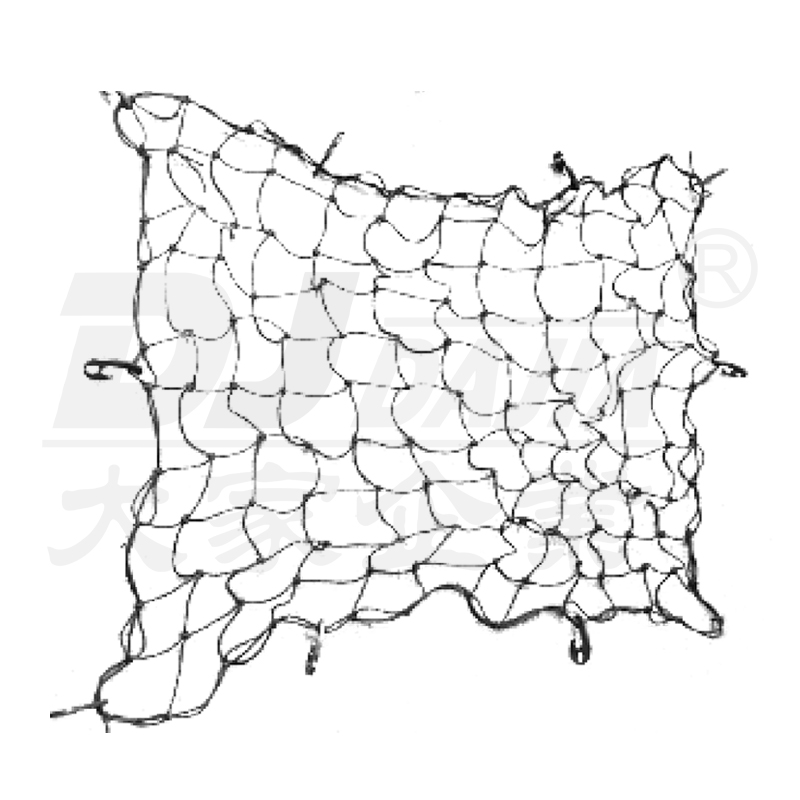 5 mmx180x240cm teški teretni teretni mreža za kombije s 28 plastičnih kuka